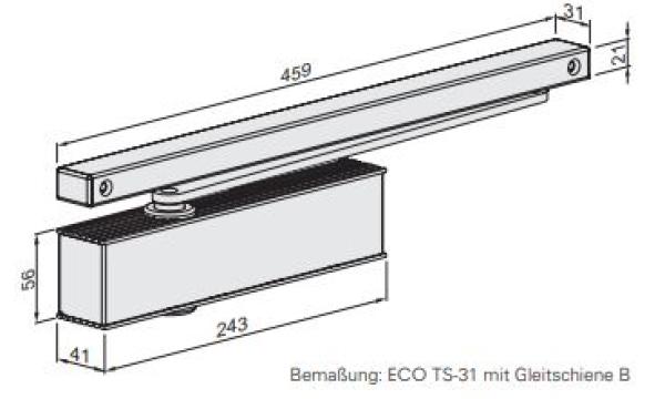 ECO Gleitschienenschließer TS 31 – EN 1-3